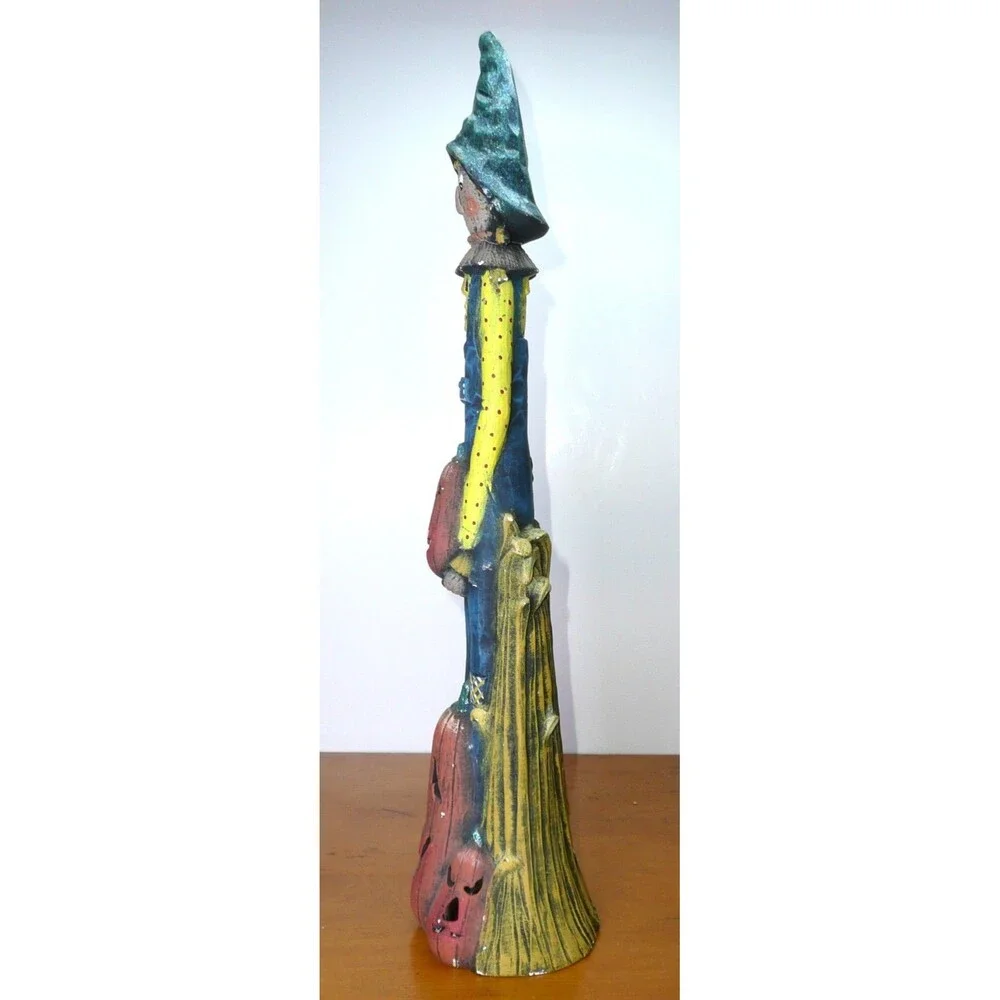Vtg SCIOTO Halloween Scarecrow w/ Jack O Lantern Pencil Figure 16